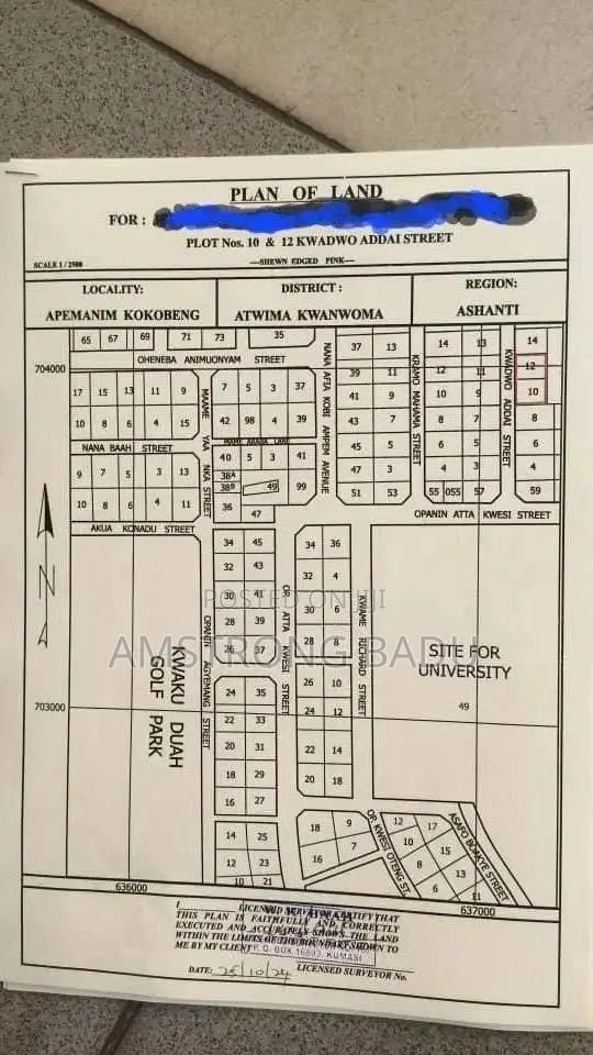 2 Plots of Titled Land, at Footings Level