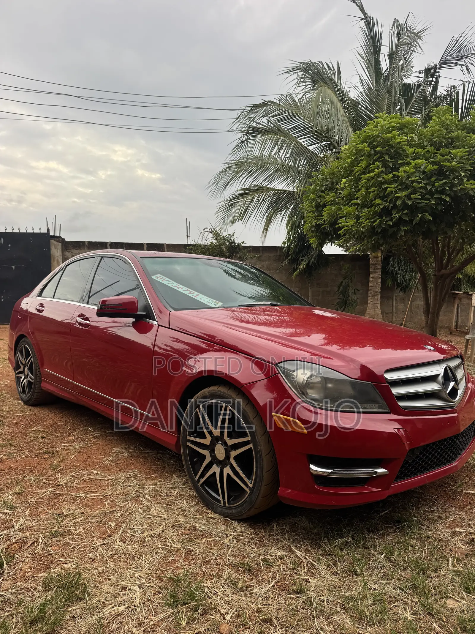 Mercedes-Benz C250 2014 Red