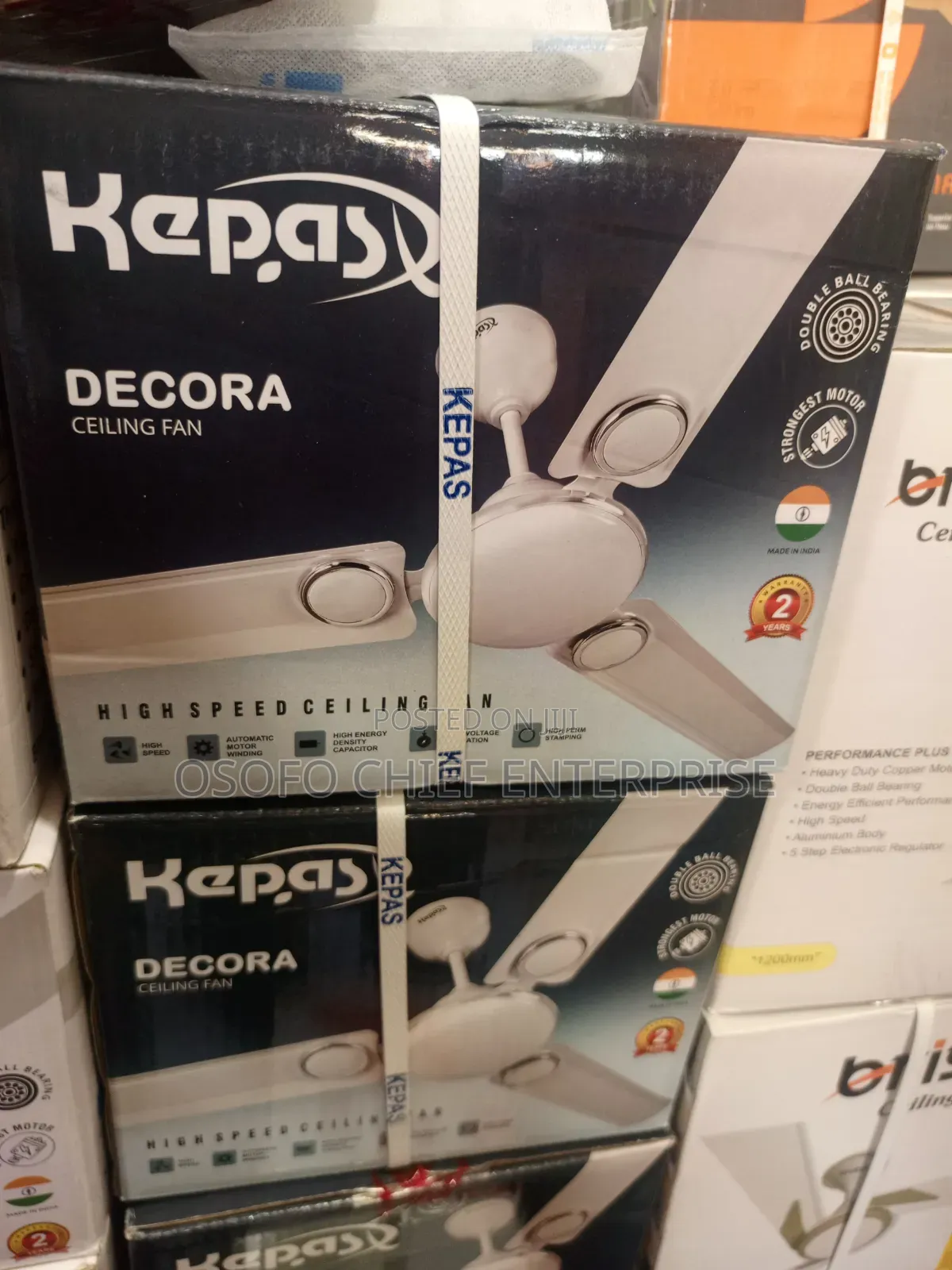 Kepas Decorative Ceiling Fan