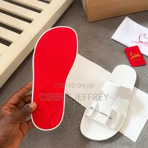 Original Christian Louboutin Zakouski Slipper White