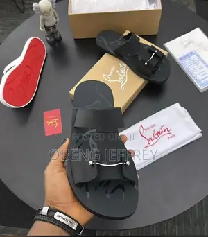 Original Christian Louboutin Zakouski Double Strap Black