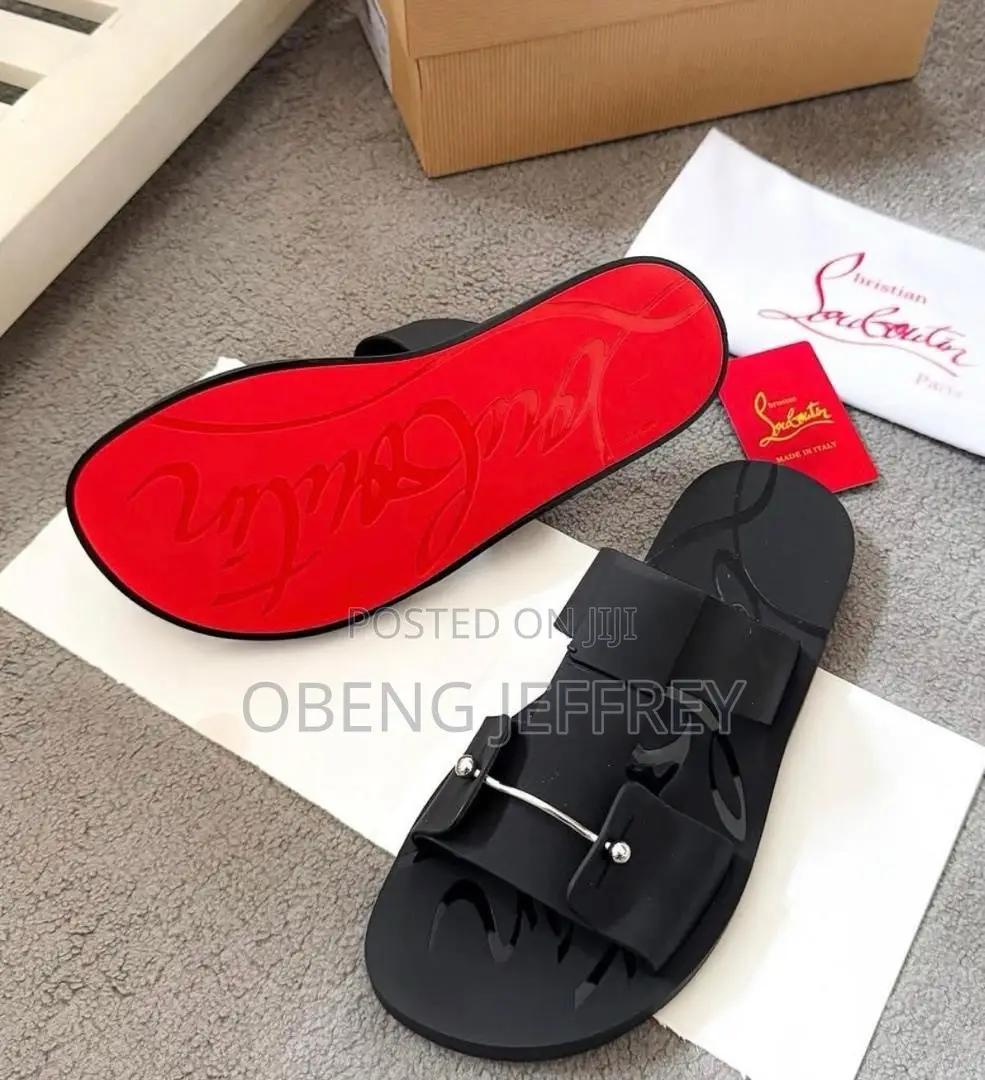 Original Christian Louboutin Zakouski Double Strap Black