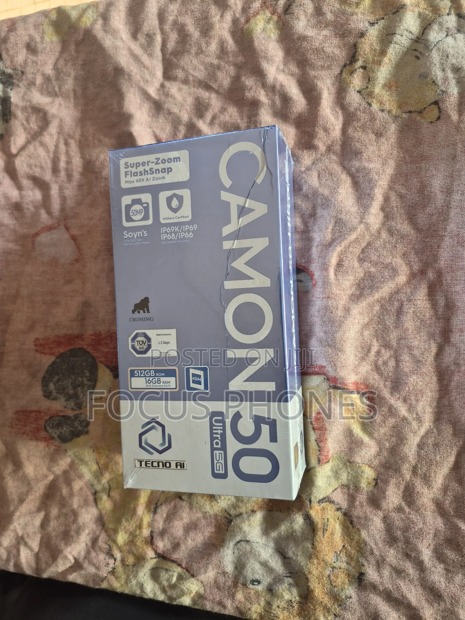 New Tecno Camon 50 Ultra 512 GB Blue