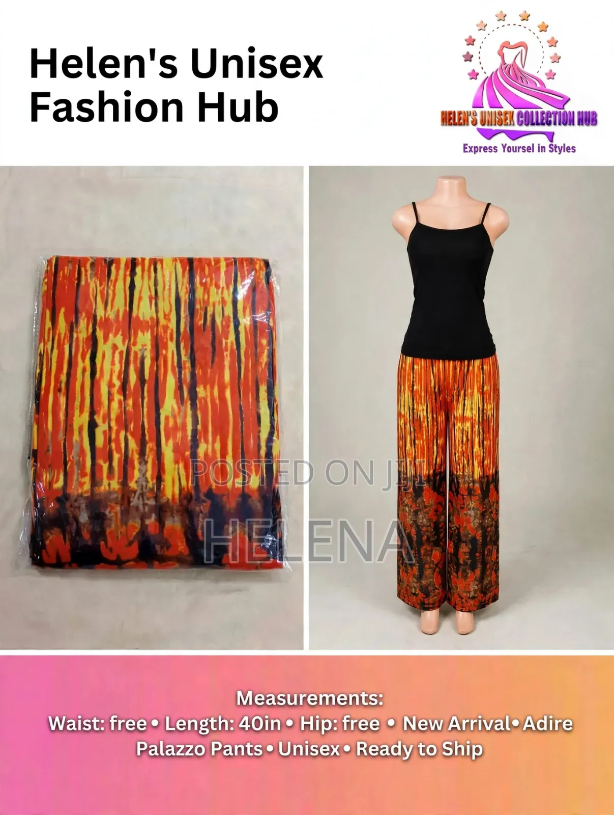 Adire Palazzo Pant