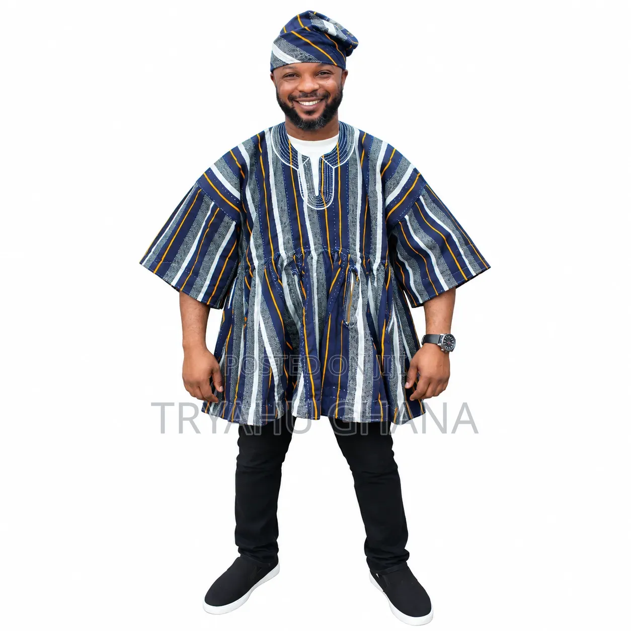 Ghanaian Smocks for Men | Batakari & Fugu Prices | Tryahu