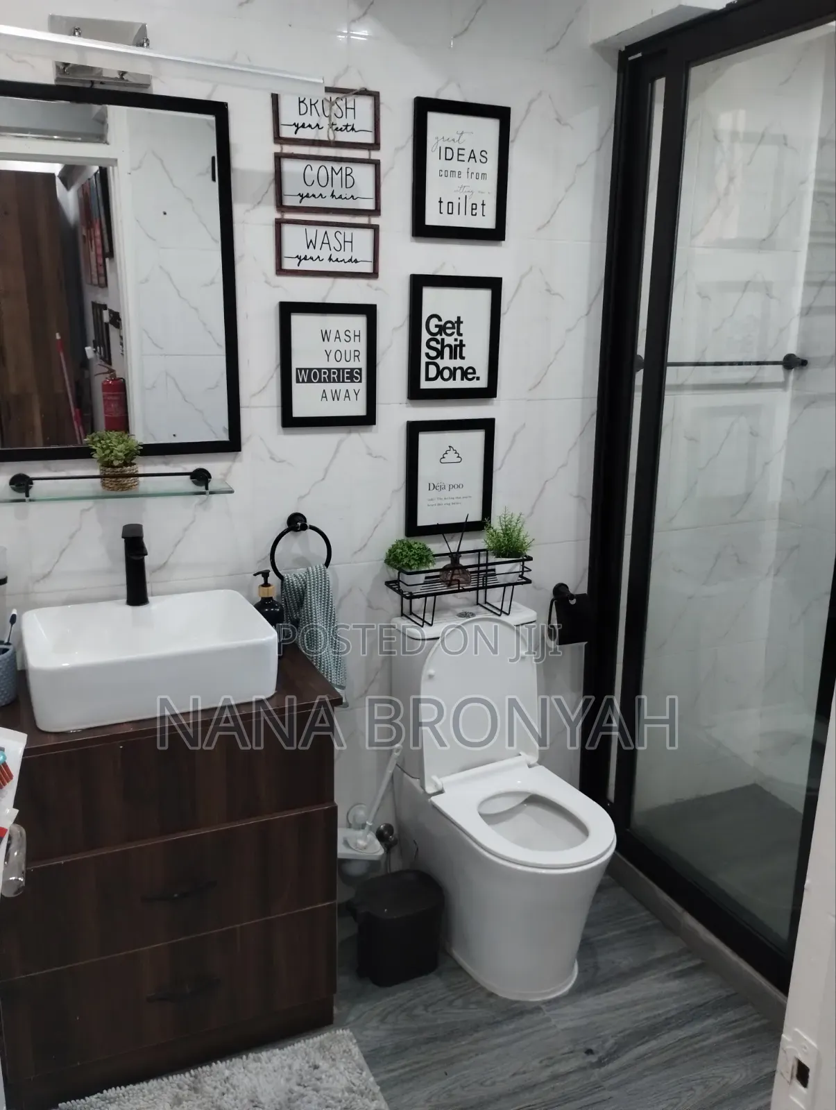 Furnished 1bdrm Apartment in Borteyman Snnit, Manet Junction for rent
