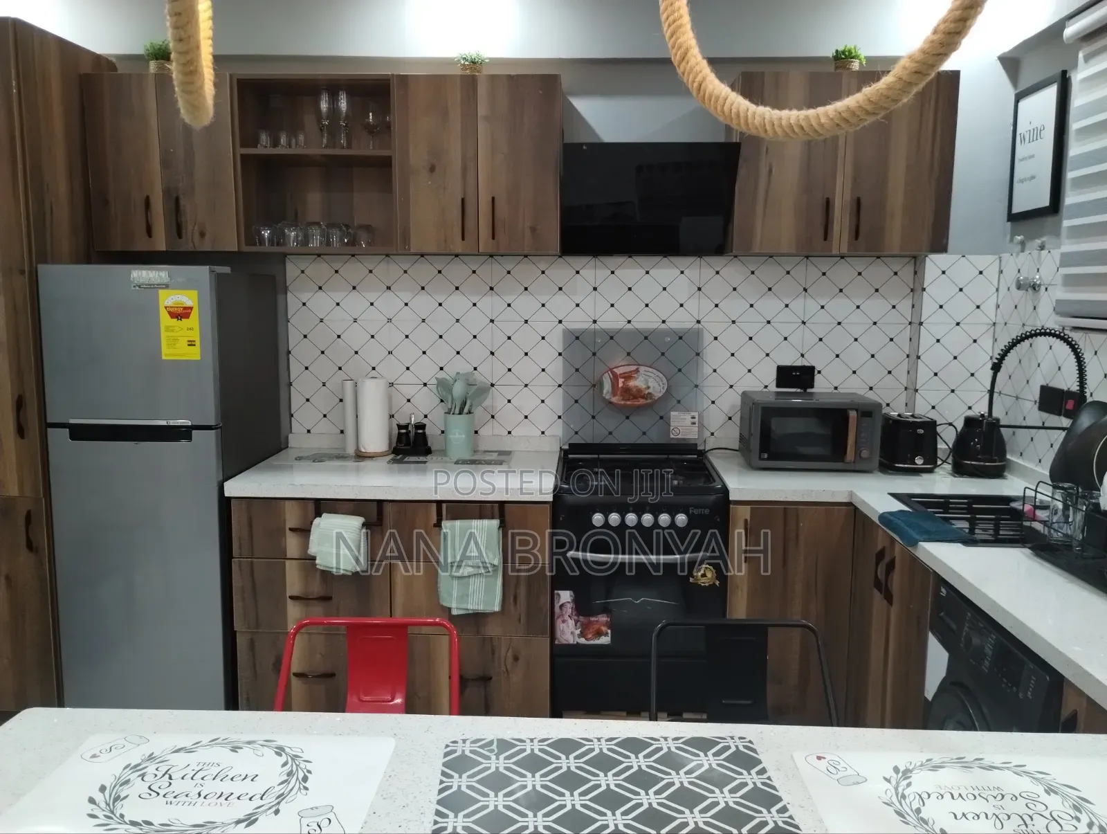 Furnished 1bdrm Apartment in Borteyman Snnit, Manet Junction for rent