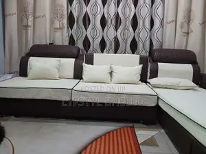 Neat L-Shaped Living Room Sofa - Very Durable & Comfortable