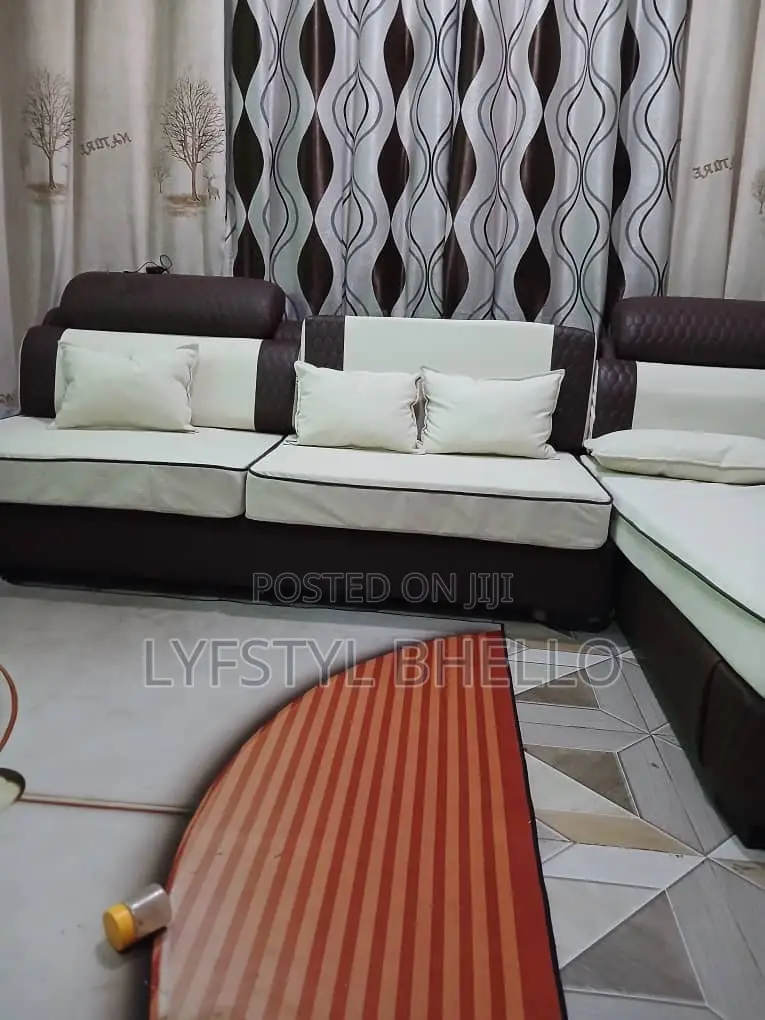 Neat L-Shaped Living Room Sofa - Very Durable & Comfortable