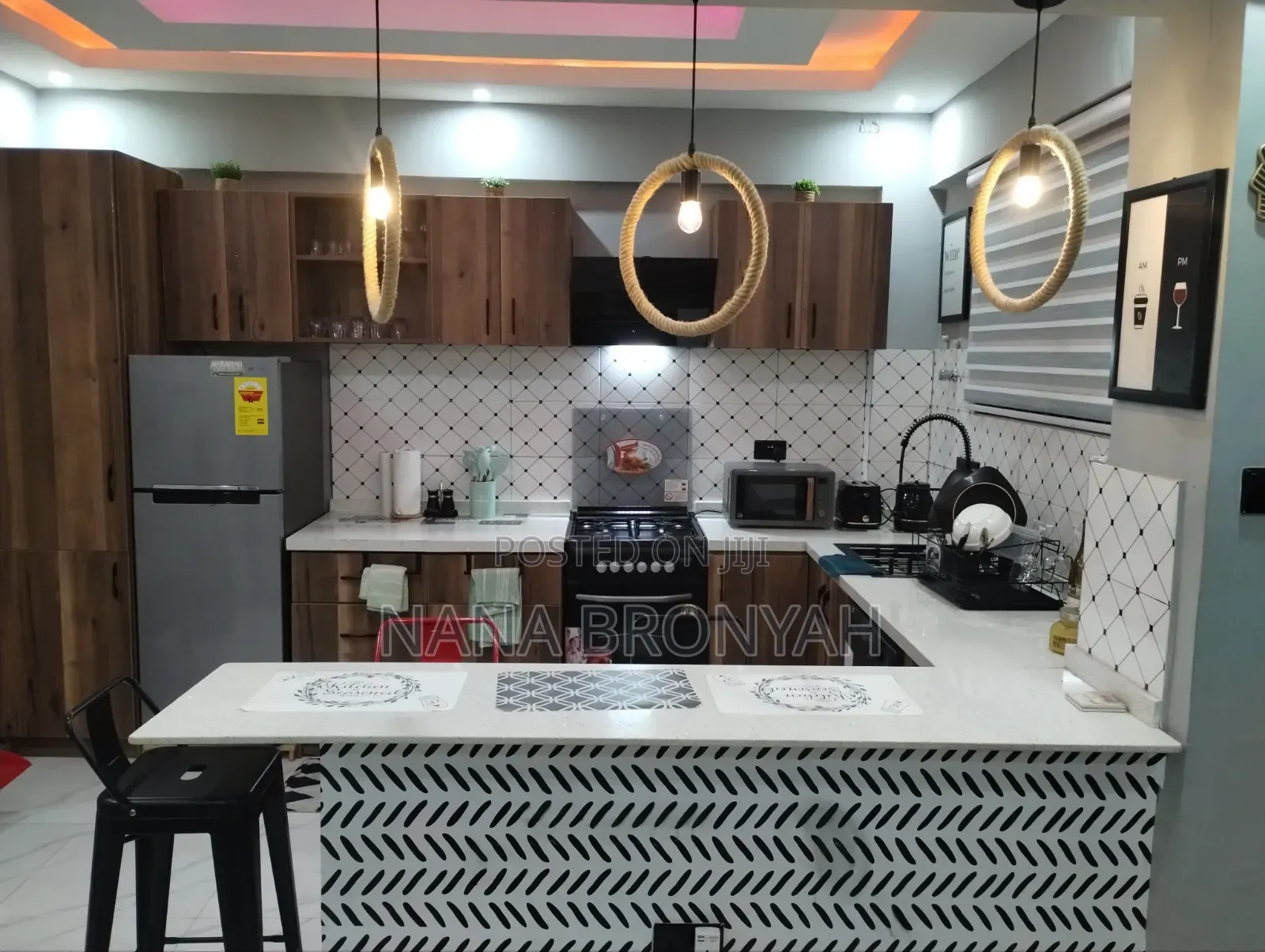 Furnished 1bdrm Apartment in Borteyman Snnit, Manet Junction for rent