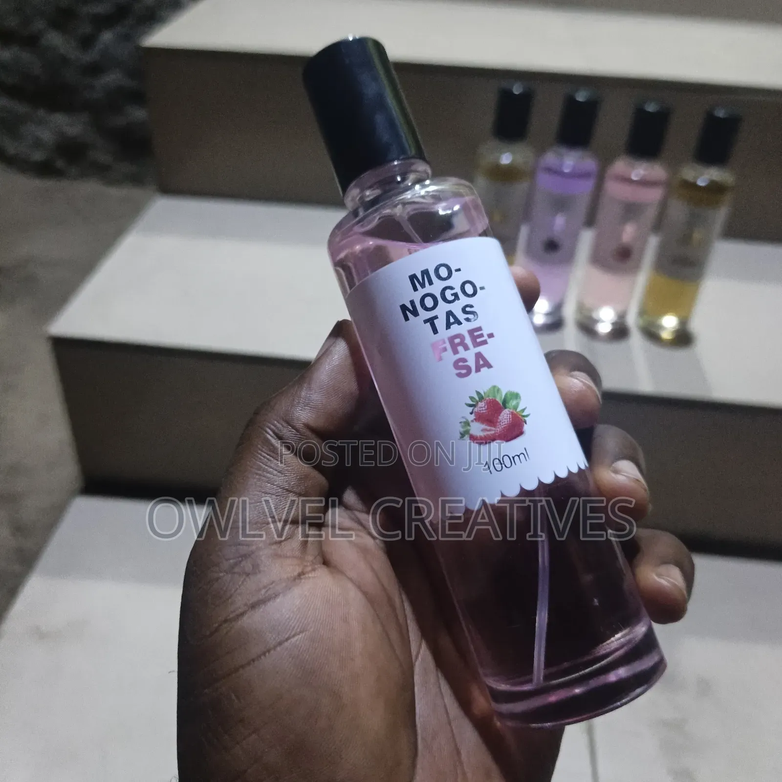 Monogotas Long-Lasting Body Mist 100ml – (Fresa, Vainilla, Mora)