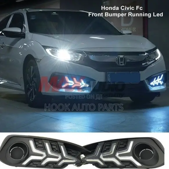 Honda Civic 2016, 2017, 2018, 2019 Arrow LED Front Fog Light Cover