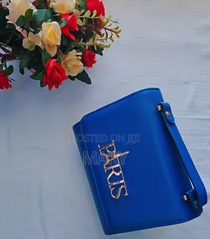 A Vibrant Blue Handbag