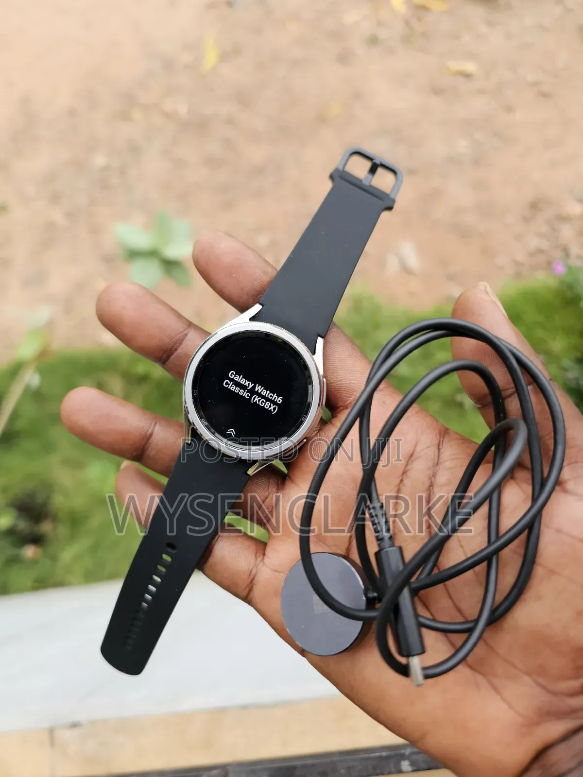 USA Used Samsung Galaxy Watch 6 Classic Silver With Black Strap