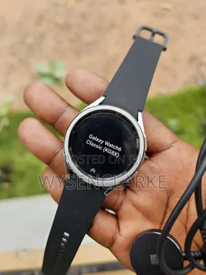 USA Used Samsung Galaxy Watch 6 Classic Silver With Black Strap
