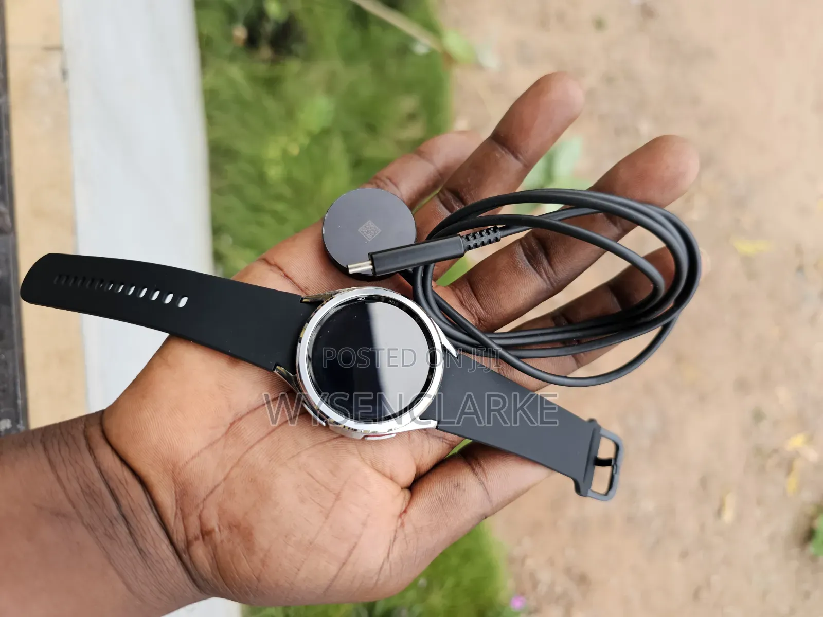 USA Used Samsung Galaxy Watch 6 Classic Silver With Black Strap