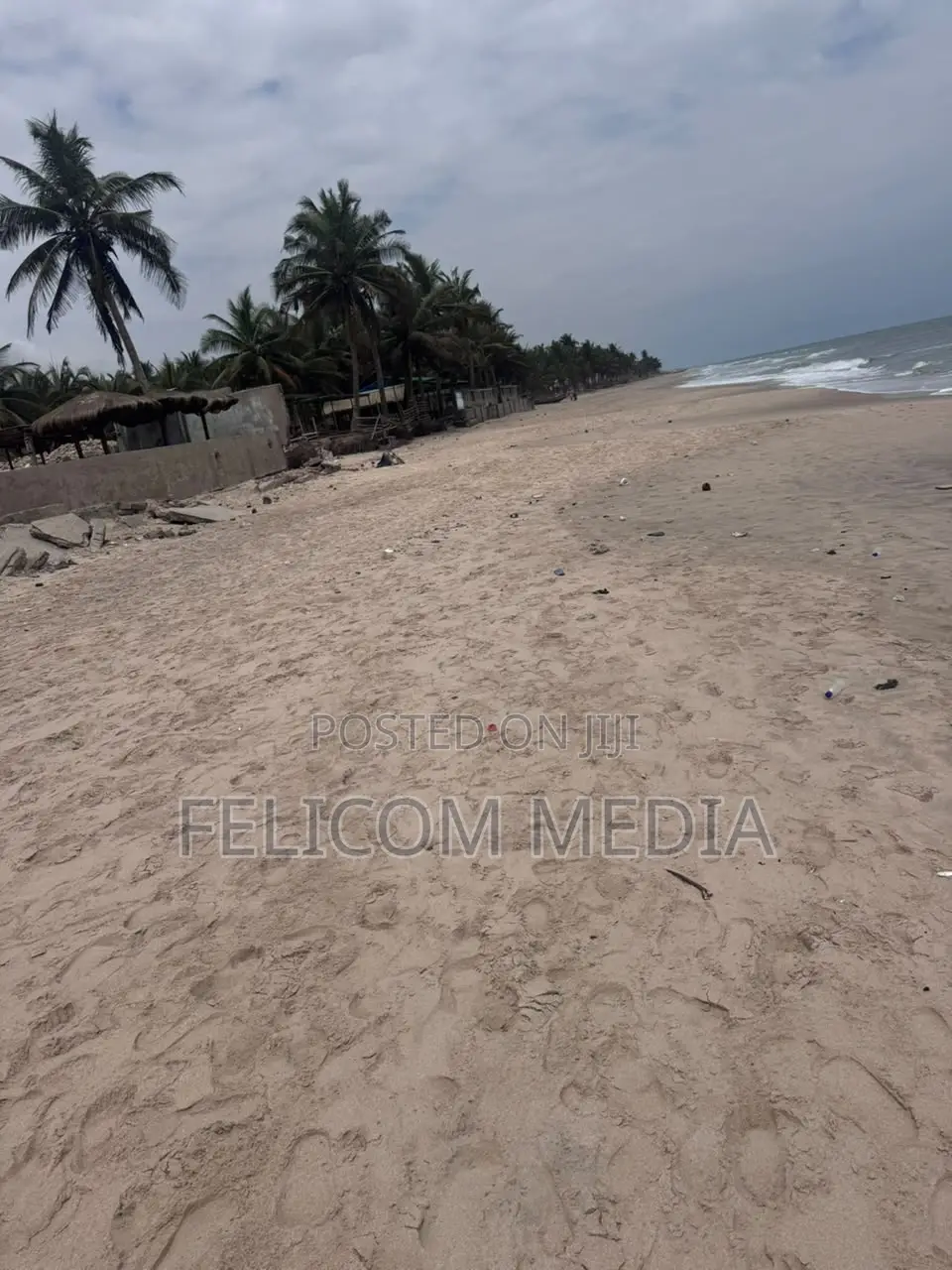 Kokrobite Seafront Land With Existing Structures for Sale