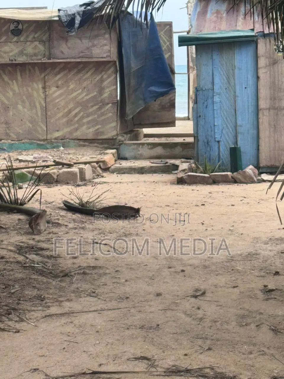 Kokrobite Seafront Land With Existing Structures for Sale
