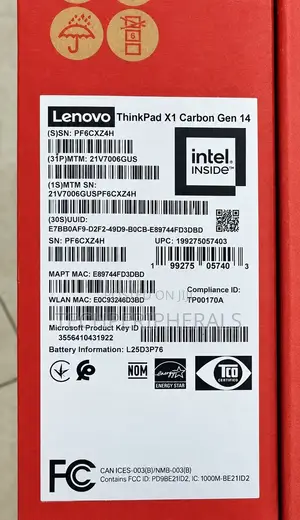 New Laptop Lenovo ThinkPad X1 Carbon 32GB Intel Core Ultra 7 SSD 1T
