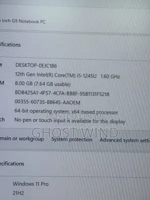 Laptop HP EliteBook 640 G9 8GB Intel Core i5 SSD 256GB