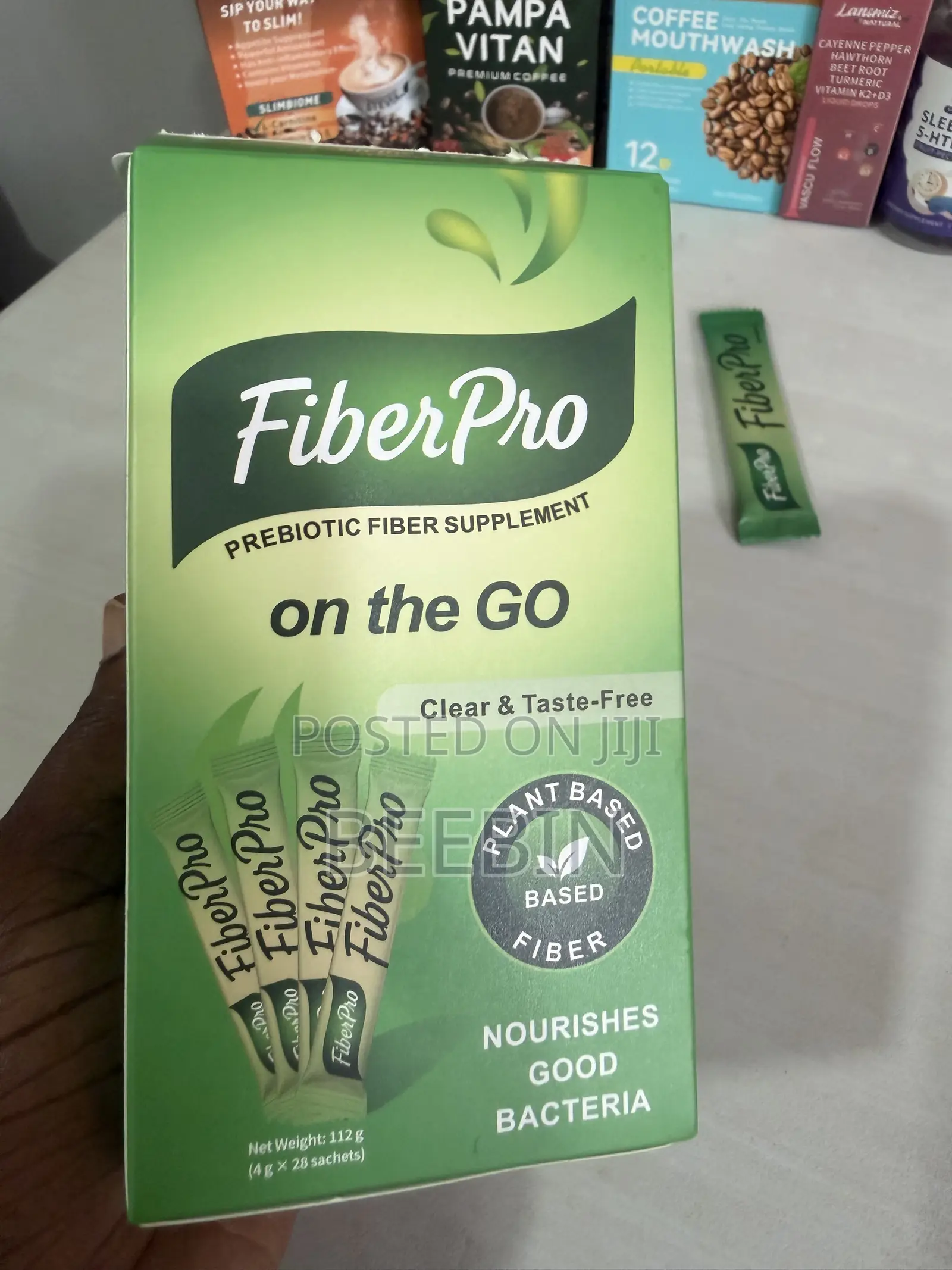 FiberPro Prebiotic Fiber Supplement on the Go ( 28 Sachets)