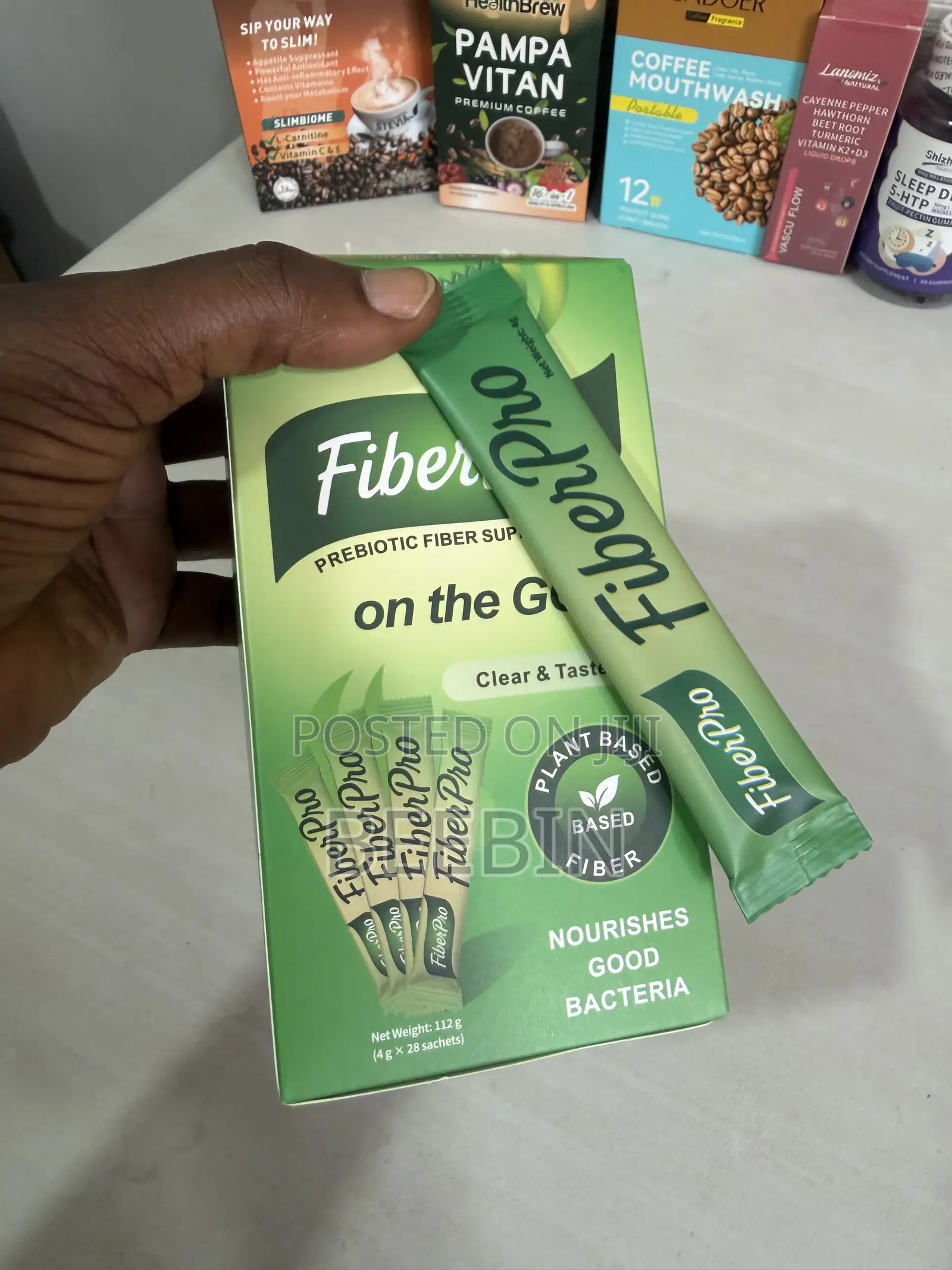 FiberPro Prebiotic Fiber Supplement on the Go ( 28 Sachets)