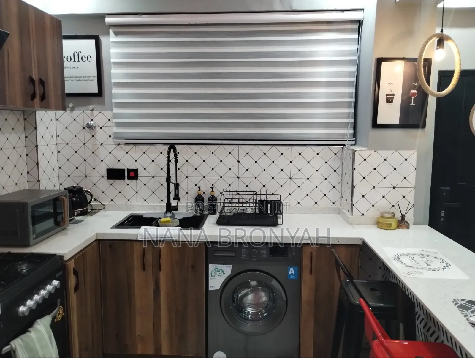 Furnished 1bdrm Apartment in Borteyman Snnit, Manet Junction for rent