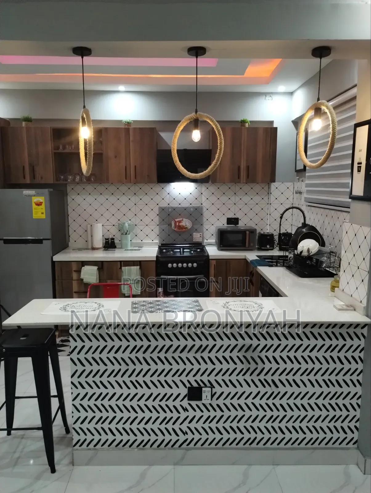 Furnished 1bdrm Apartment in Borteyman Snnit, Manet Junction for rent