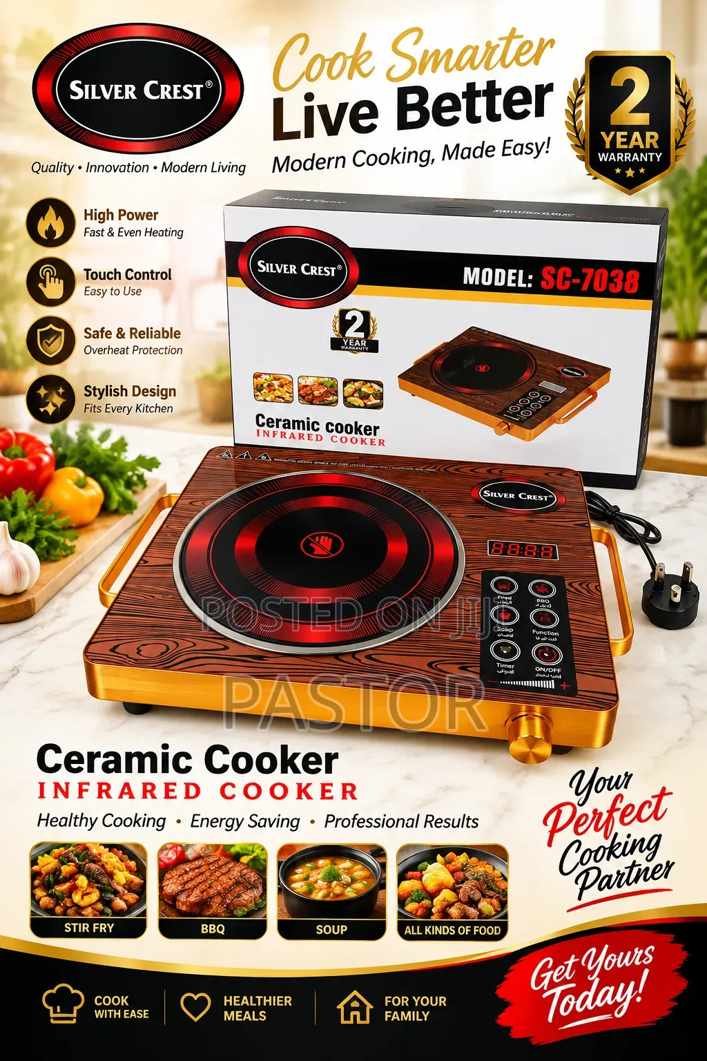 Silver Crest Electric Stove