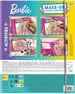 Lisciani - Barbie - Make-Up Book With Make-Up Set and Mirror - 5+ Yrs