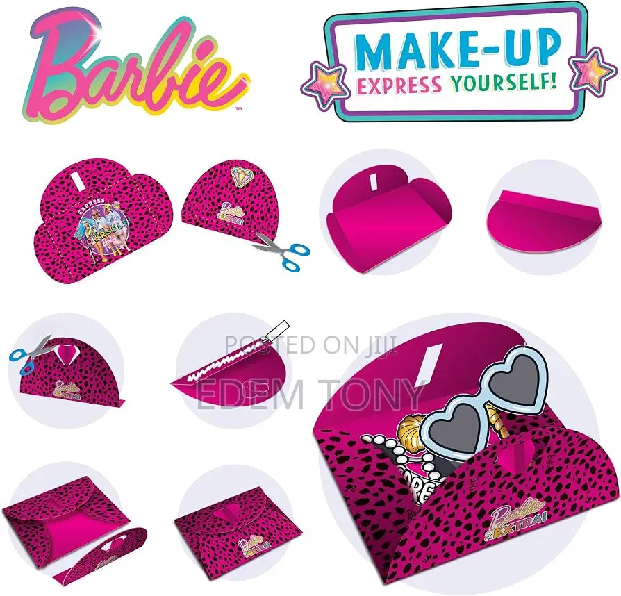 Lisciani - Barbie - Make-Up Book With Make-Up Set and Mirror - 5+ Yrs