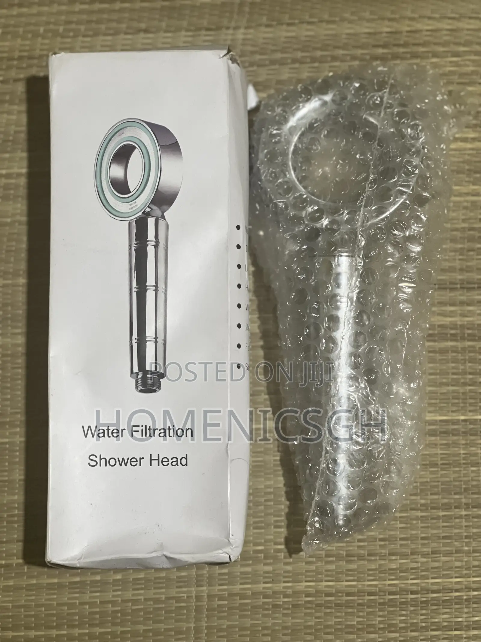 High Pressure Water Filtration Shower Head - Purifies & Saves Water⁠