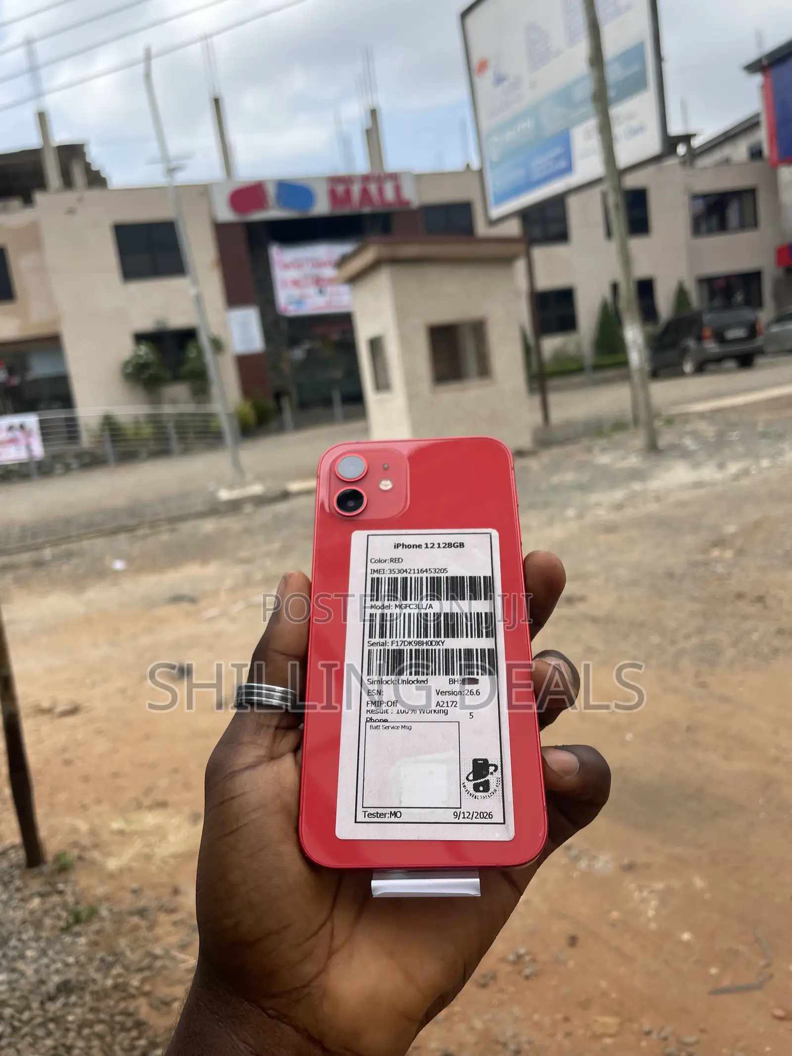 New Apple iPhone 12 128 GB Red