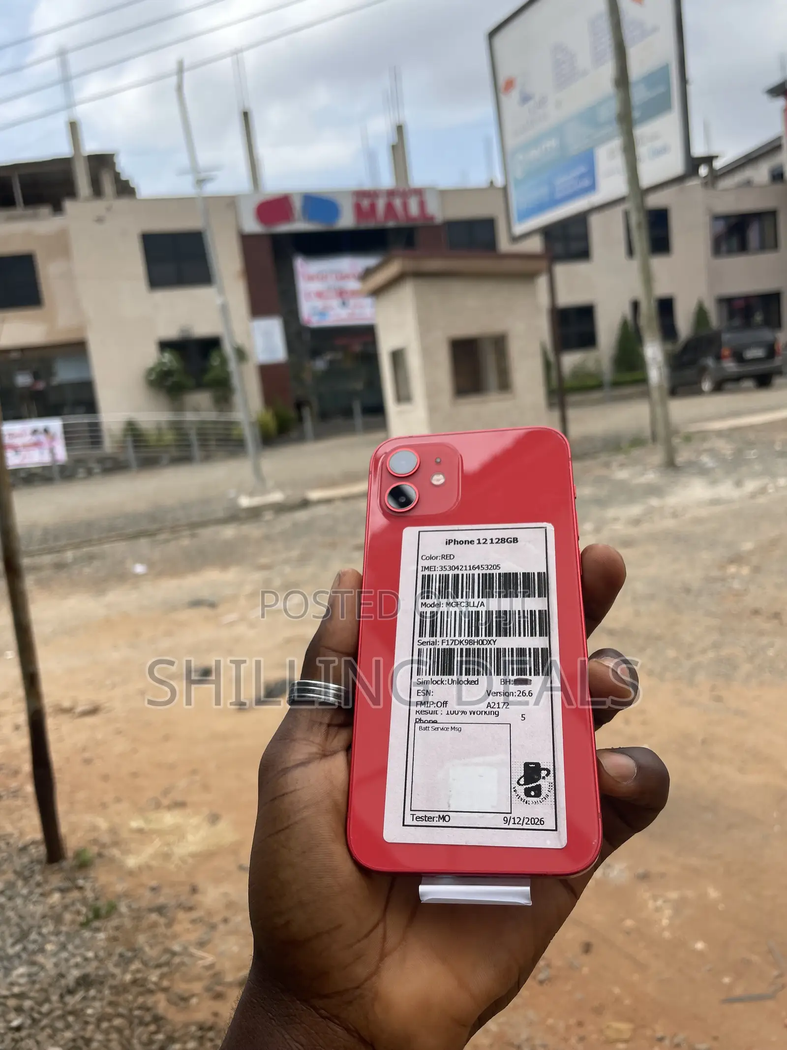 New Apple iPhone 12 128 GB Red