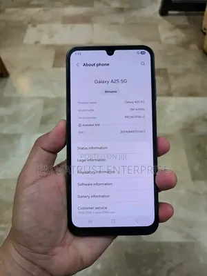 New Samsung Galaxy A25 128 GB Black