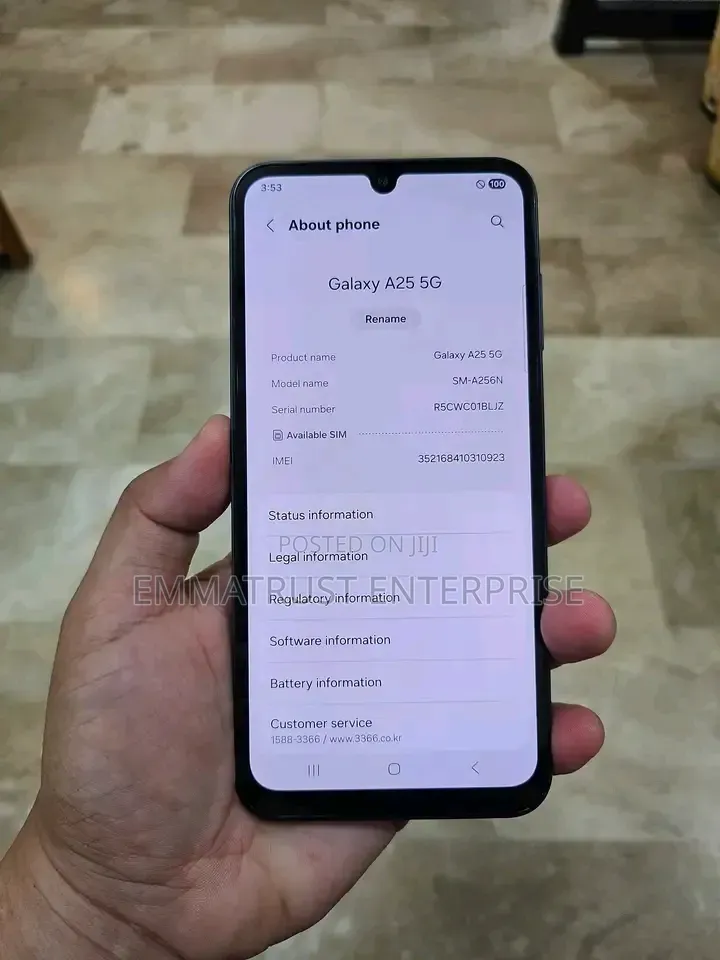 New Samsung Galaxy A25 128 GB Black