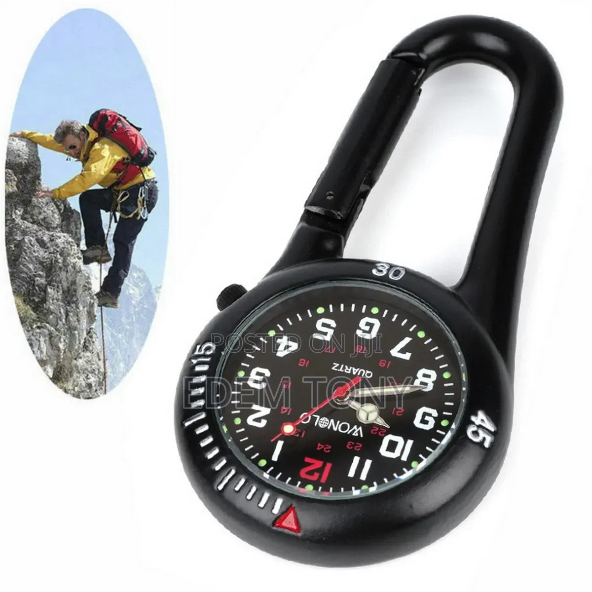 FOB Watch Clip-on Carabiner Sportl Luminous- Doctors Nurses Paramedics