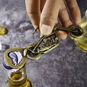Antique Vintage Motorcycle Wine Bottle Opener