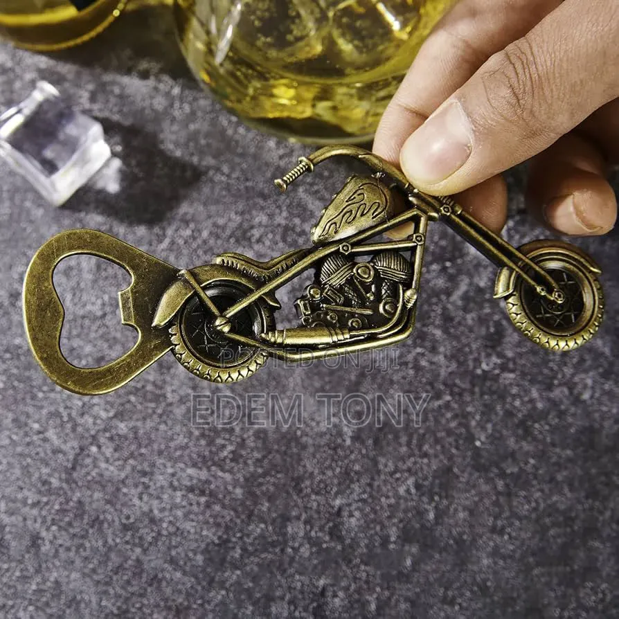 Antique Vintage Motorcycle Wine Bottle Opener