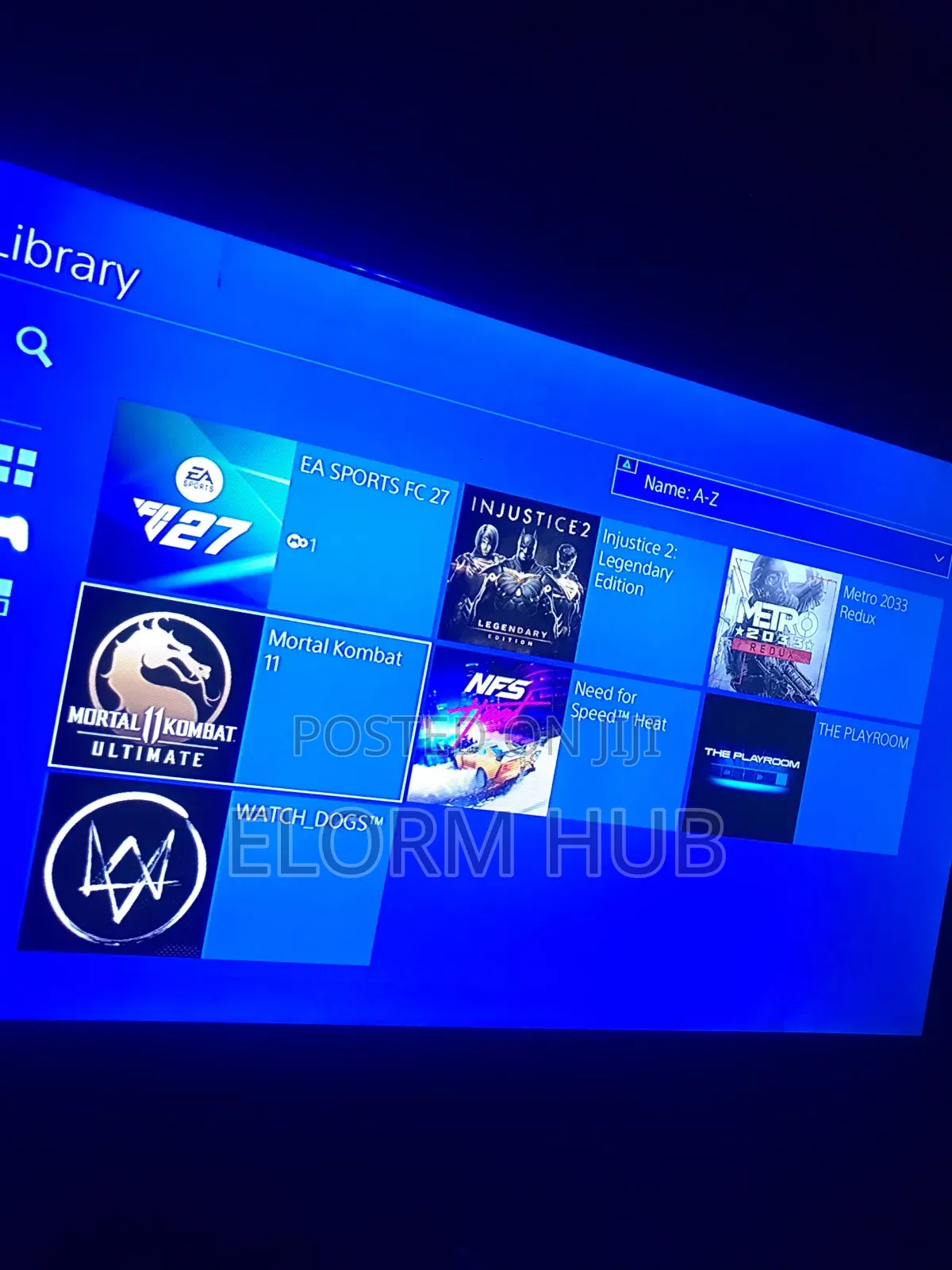 PS4 Slim With 6 Online and Offline Games and 2 Controllers