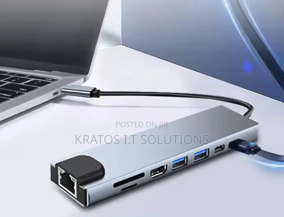 8 in 1 Type-C USB Adapter