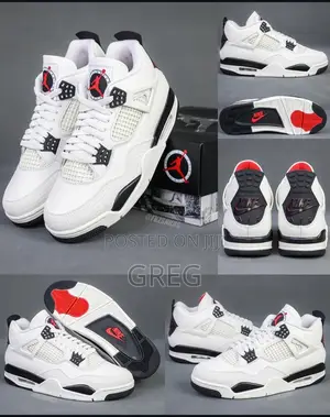 Jordan 4 “White,black & Red”