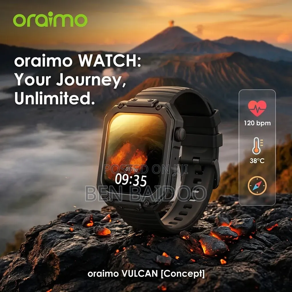 Oraimo Smartwatch Nova V(Built to Last Long)