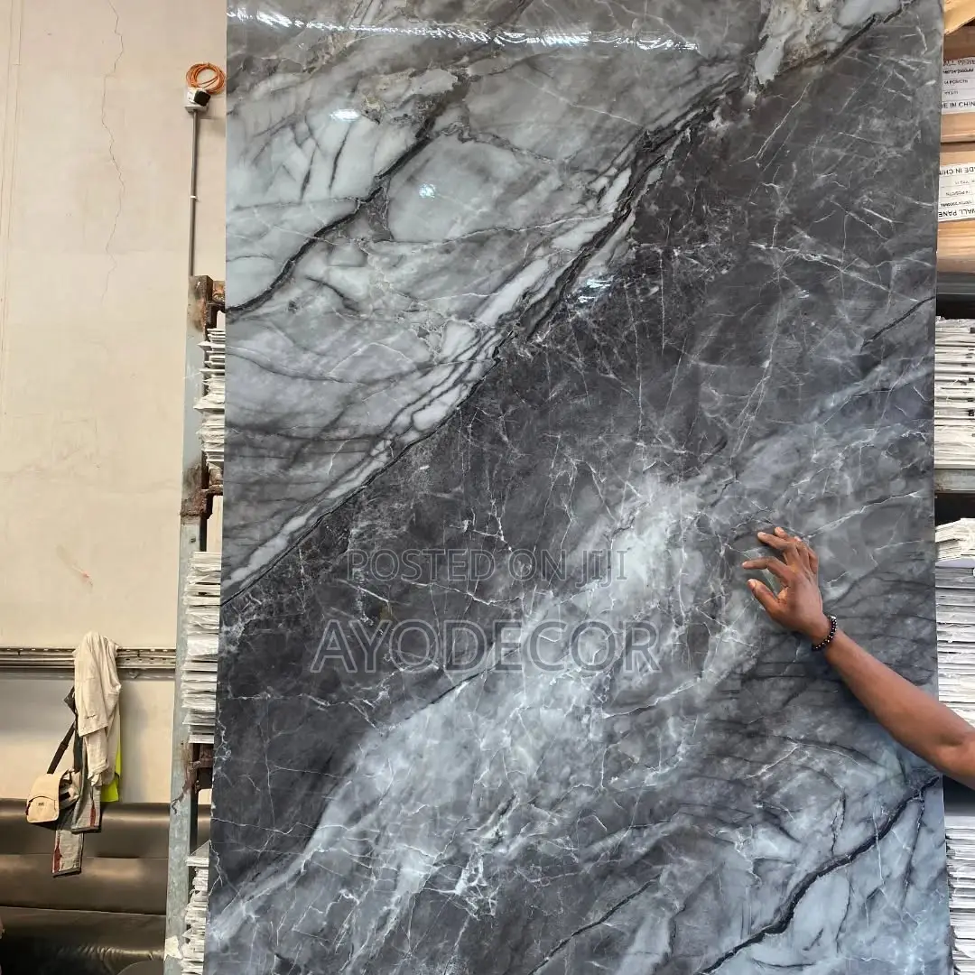 High PVC UV Marble Sheet High Gloss PVC Wall Cladding