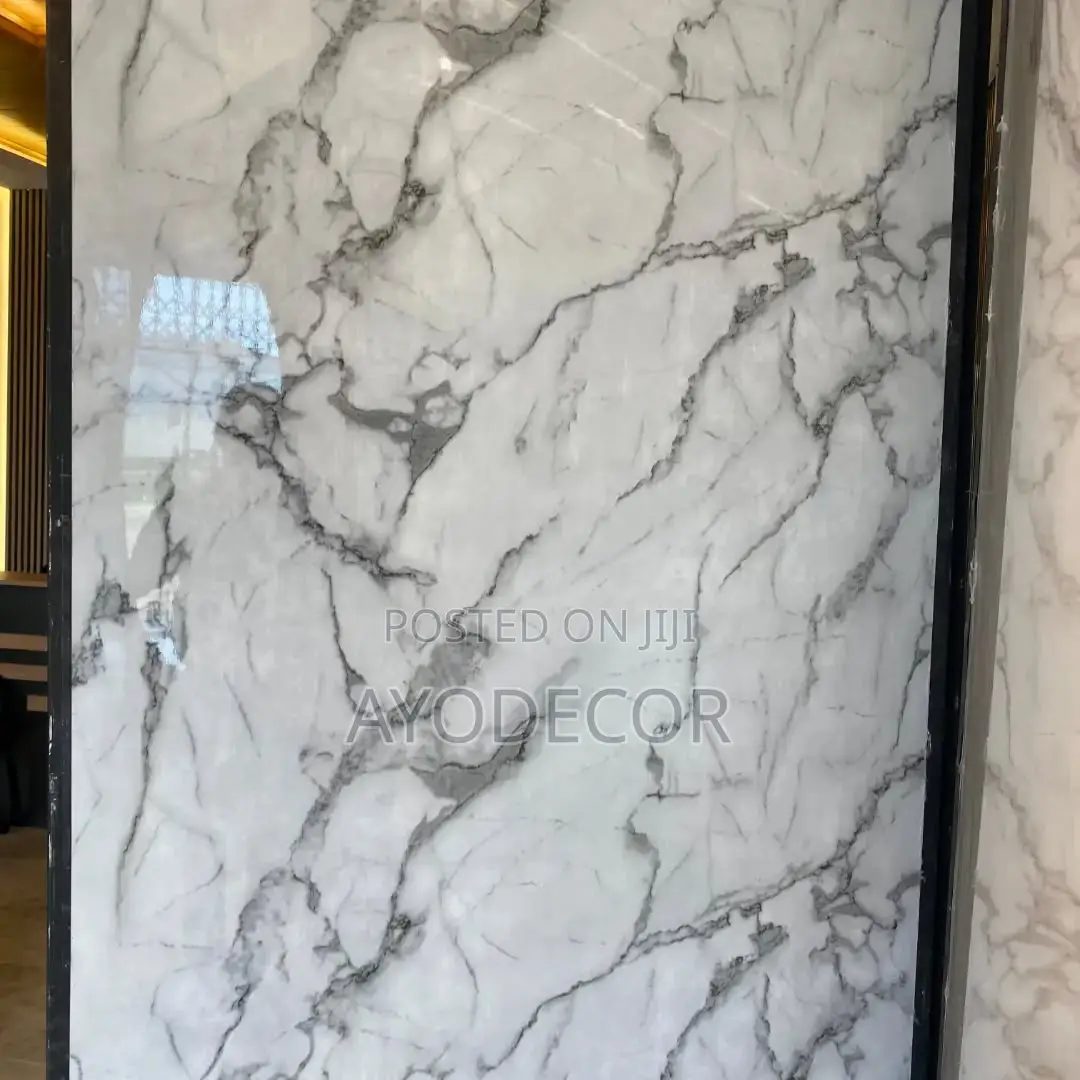 Waterproof UV Marble Sheet PVC Wall Cladding High Quality 4x9.5