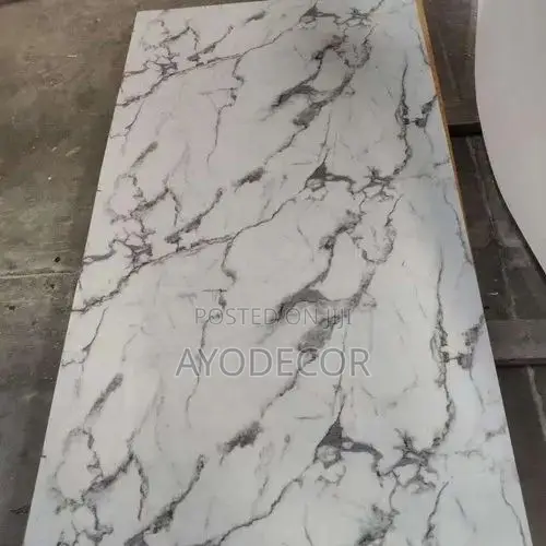 Premium PVC Wall Slate UV Marble Sheet High Gloss 4ft X 9.5ft