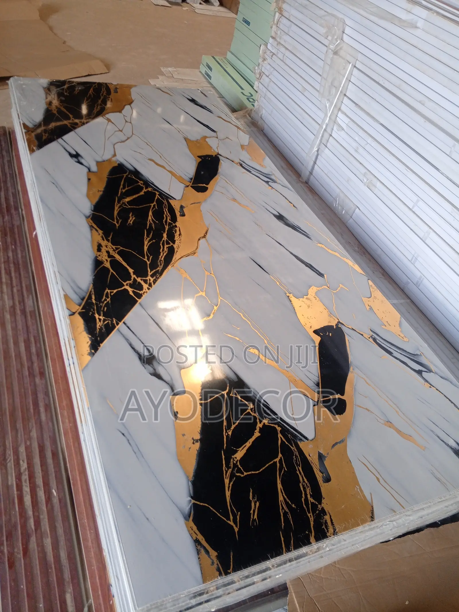 High Quality PVC Wall Tiles UV Marble Sheet Waterproof 3mm