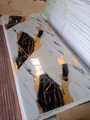 High Quality PVC Wall Tiles UV Marble Sheet Waterproof 3mm