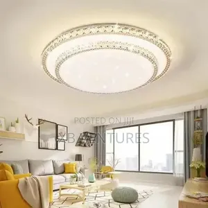 LED Ceiling Light, Dimmable, Crystal 40CMLiving Room & Bedroom