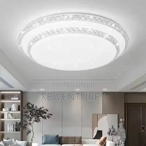LED Ceiling Light, Dimmable, Crystal 40CMLiving Room & Bedroom